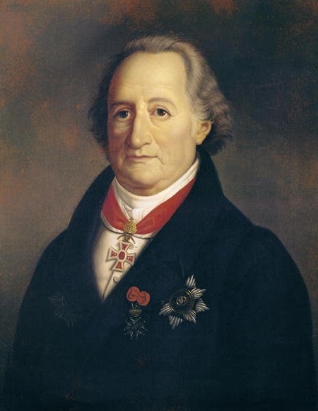 Portrait of Johann Wolfgang von Goethe (1749-1832) with Decorations