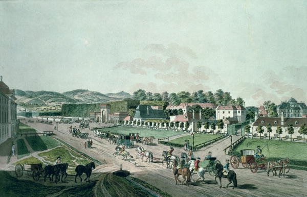 View of the Augarten Palace and Park, Vienna