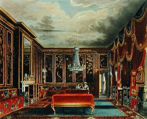 The Japan Room at Frogmore, engraved by R. Reeve, from The History of the Royal Residences of Windsor Castle, St. James Palace, Carlton House, Kensington Palace, Hampton Court and Frogmore, published by A. Dry, 1819