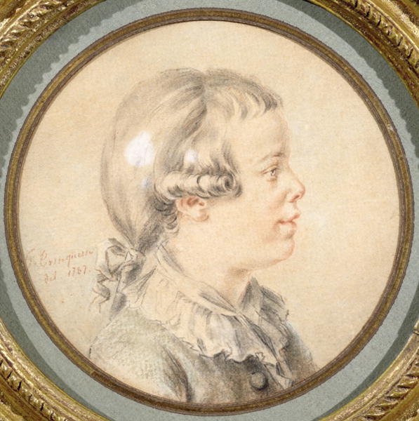 Portrait of a boy, said to be Mozarts son, 1787