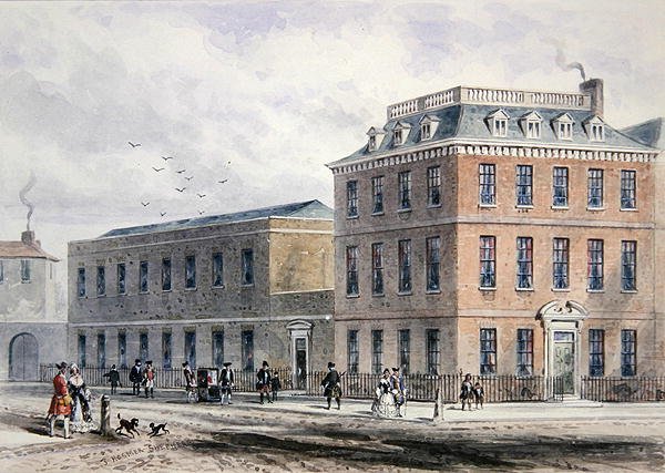 View of Soho Square and Carlisle House