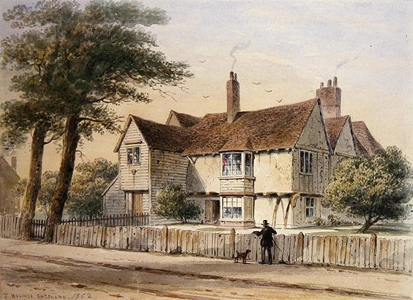 The Rectorial House, Newington Butts, 1852