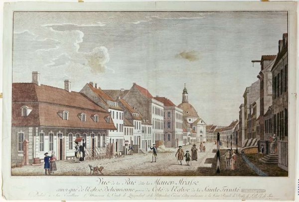 View of Mauer Strasse, Berlin, 1776