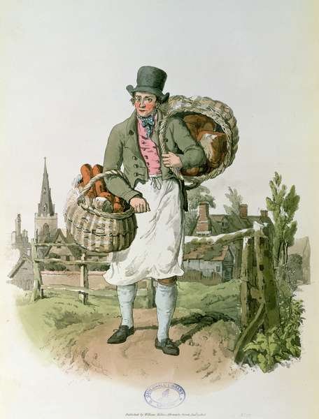 The Baker from,Costume of Great Britain