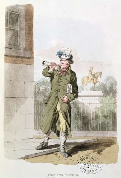 The Newsman from Costume of Great Britain