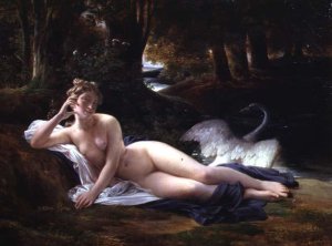 Leda and the swan, 1832