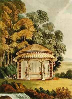 A Woodland Seat, from Ackermanns Repository of Arts, 1809-28