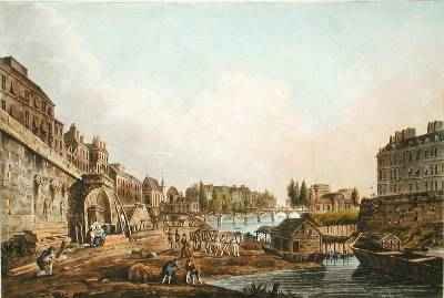 View of the Seine from beneath an Arch of Pont NotreDame 1805