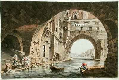 The Washing Place of the HotelDieu and the Pont de la Tournelle