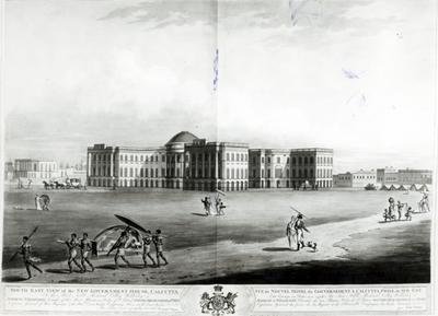 South East View of the New Government House Calcutta