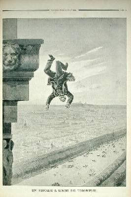 A Suicide at the Arc de Triomphe from Le Petit Journal