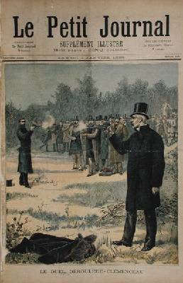 The Duel between Paul Deroulede 1846-1914 and Georges Clemenceau 1841-1929