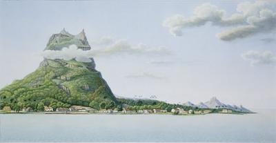 View of the Island of Bora Bora