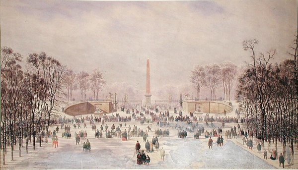 Skating in the Tuileries