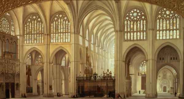 The interior of Toledo Cathedral