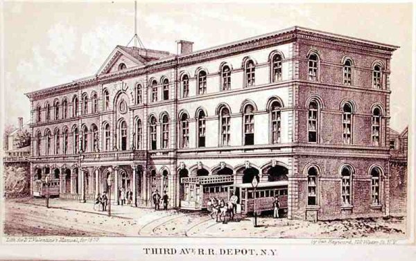 View of the Third Avenue Railroad Depot