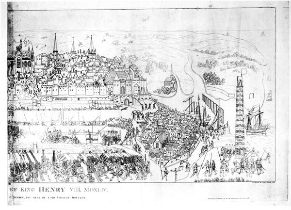 The Siege of Boulogne by King Henry VIII 1491-1547 in 1544 2