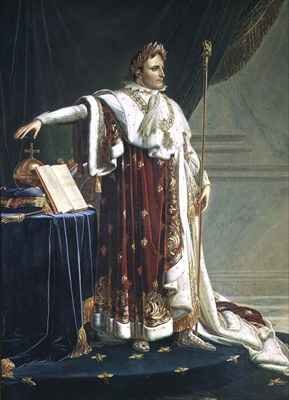 Portrait of Napoleon I in his Coronation Robes