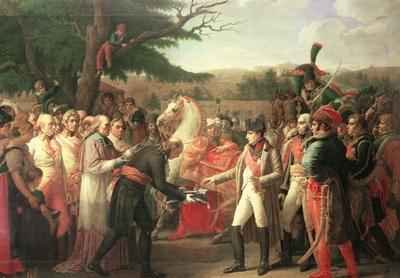 Napoleon Bonaparte 1769-1821 Receiving the Keys of Vienna at the Schloss Schonbrunn