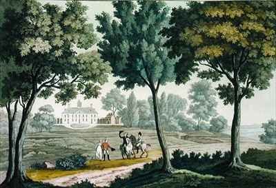 Washingtons house at Mount Vernon