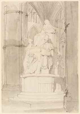 Design for the Monument of Lord Mansfield Westminster Abbey 3