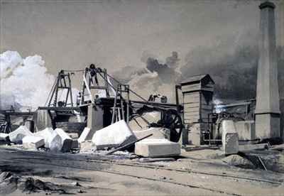Ventilating shaft and winding engine, Kilsby Tunnel