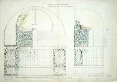 Design for Mosaic for The Church of the Wisdom of God at Lower Kingswood