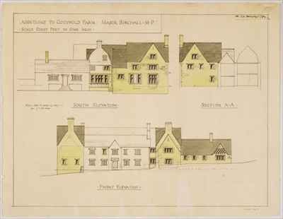 Additions to Cotswold Farm south and front elevations