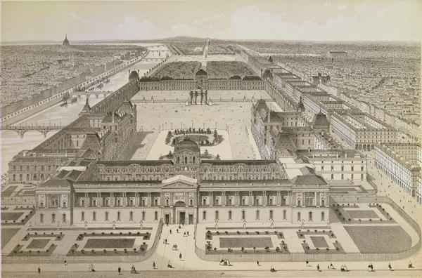 View of the Louvre and the Tuileries