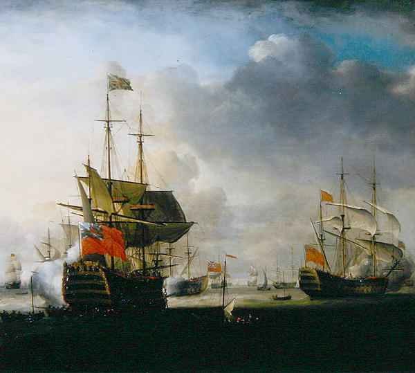 The Royal William leaving England