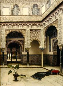 Fountain in a Moorish Courtyard