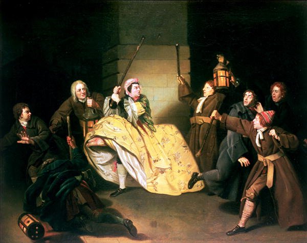 David Garrick as Sir John Brute in Vanbrugh's The Provok'd Wife