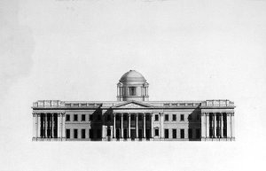 Elevation of Principal Front of a house, 1815