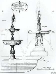 Fountains, Wilton House, Wiltshire and Victoria and Albert Museum, London, 1902