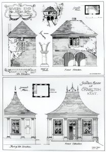 Severn End, The Judge's Study, 1900 and Garden House at Charlton, Kent, 1901