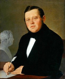 Portrait of the Author Michail Sagoskin, 1830s