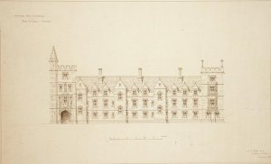 New College Oxford Proposed New Buildings, 1870-79 2
