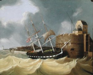 Having a Close Call, 1843