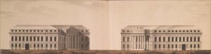 Plan for the square in front of the Admiralty, c.1770