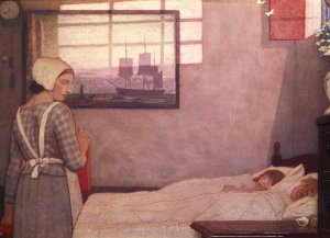 Sleeping Children with their Nurse