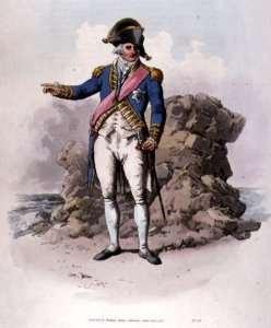 Admiral in full uniform, wearing the Order of Bath from Costumes of Great Britain