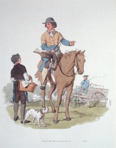 The Butcher, from The Costume of Great Britain, published 1805