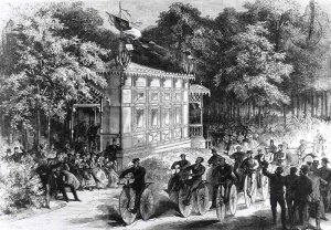 A Velocipede Race at Pre Catelan, c.1860-70