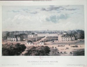 General View of the Maritime Hospital in Rochefort