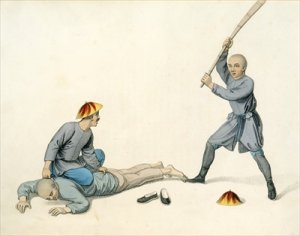 An Offender Undergoing the Bastinade