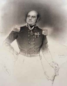 Portrait of Sir John Franklin 1786-1847 Arctic explorer