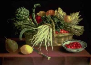 Still life of Fruit and Vegetables