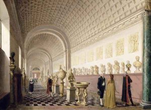 The Inner Gallery of the Royal Museum at the Royal Palace Stockholm