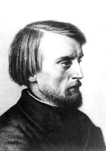 Portrait of Vissarion Grigorievich Belinsky 1811-48