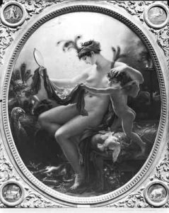Portrait of Mademoiselle Lange as Danae